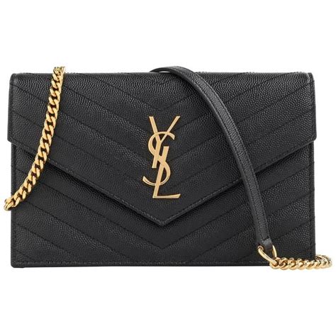 vintage ysl chain|ysl wallet on chain small.